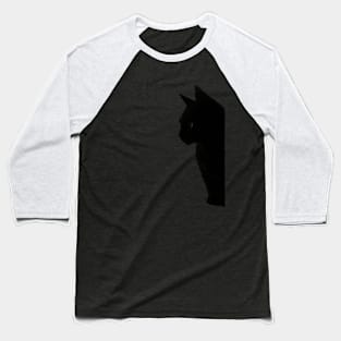 Eyes of the night (Black cat) Baseball T-Shirt